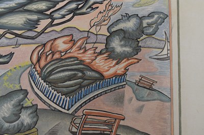 Lot 501 - Doris Hatt (1890-1969) - Oil on panel - The Green Beach, Clevedon
