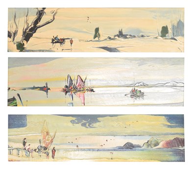 Lot 696 - George Richard Deakins (1911 - 1982) - Three oil on boards