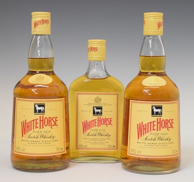Lot 383 - White Horse Fine Old Scotch Whisky, 3 bottles