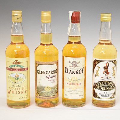 Lot 828 - Four bottles of blended whisky