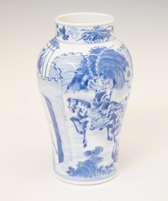 Lot 457 - Chinese blue and white porcelain vase