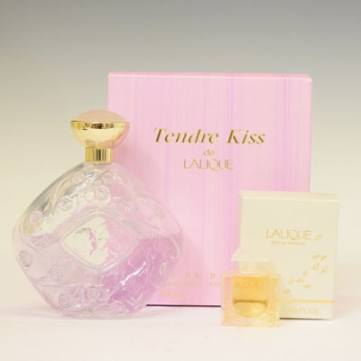 Lot 531 - Lalique Tendre Kiss perfume bottle, and one other