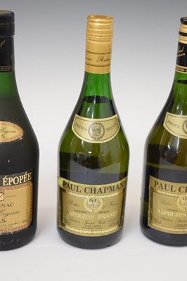 Lot 838 - Paul Chapman Napoleon Brandy and Grande Epopee Fine VS Cognac