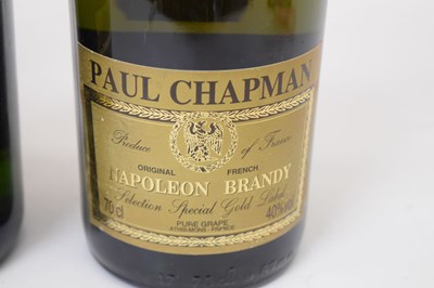 Lot 838 - Paul Chapman Napoleon Brandy and Grande Epopee Fine VS Cognac