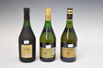Lot 838 - Paul Chapman Napoleon Brandy and Grande Epopee Fine VS Cognac