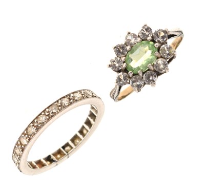 Lot 67 - Diamond full eternity ring