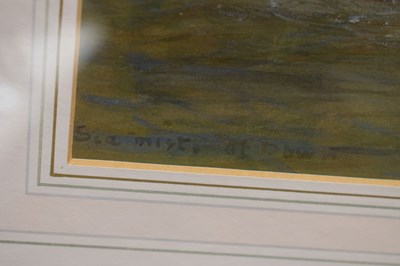 Lot 406 - Albert Goodwin (1845-1932) - Watercolour - 'Sea Mist at Dawn'