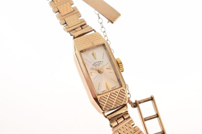 Lot 209 - Rotary - Lady's 9ct gold cocktail watch
