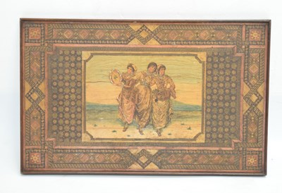 Lot 367 - Sorrento ware games tray