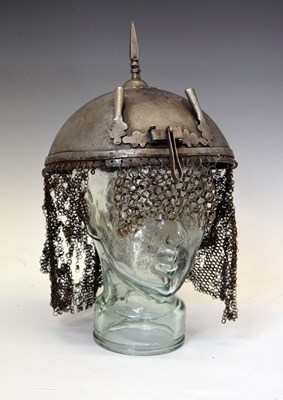 Lot 479 - 19th century Indian helmet 'Kulah Khud'