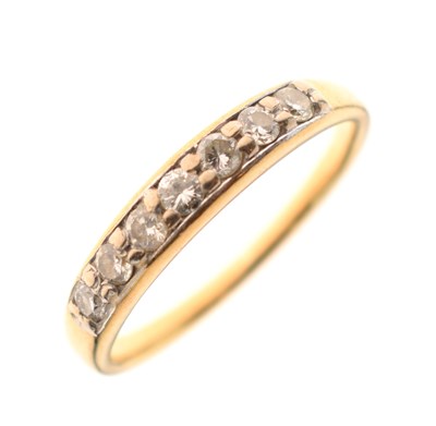 Lot 7 - Diamond set wedding band