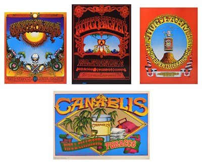 Lot 771 - Rick Griffin - Group of four posters