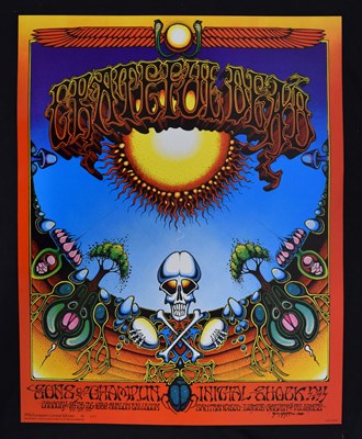 Lot 775 - Rick Griffin (American, 1944-91) – Grateful Dead Aoxomoxoa, poster, numbered 1997