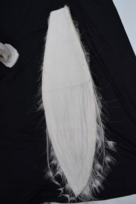Lot 394 - Taxidermy:  White (Leucistic) peacock