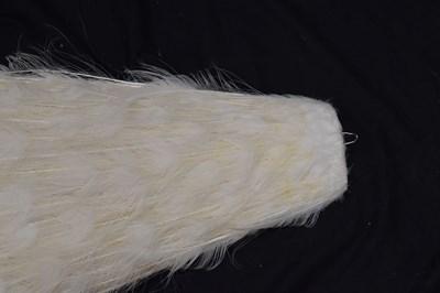 Lot 394 - Taxidermy:  White (Leucistic) peacock
