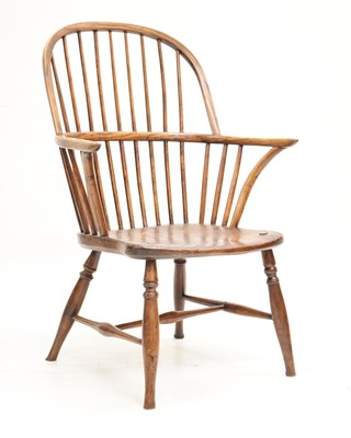 Lot 631 - Windsor armchair