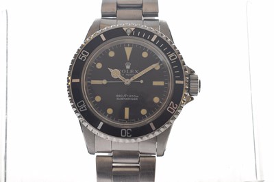 Lot 194 - Rolex - Gentleman's Oyster Perpetual Submariner wristwatch, ref.5513