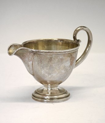 Lot 119 - 20th Century David Andersen 830 standard silver cream jug