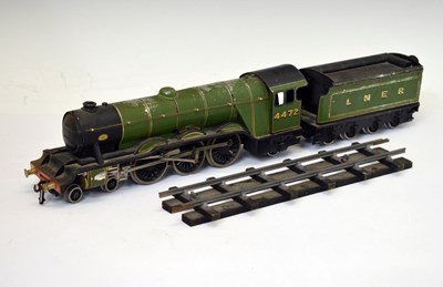 Lot 475 - Bassett Lowke 'O' gauge 'Flying Scotsman' locomotive and tender