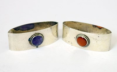 Lot 64 - Liberty & Co - Pair of silver napkin rings