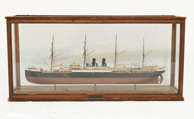 Lot 347 - Mahogany case model of SS Orient by Luis Jacoby-Gomez of Barcelona, circa 1930