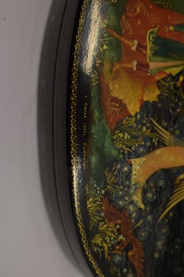 Lot 322 - Six Russian lacquer boxes
