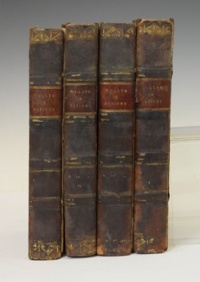 Lot 350 - Early edition of The Wealth of Nations, Adam Smith