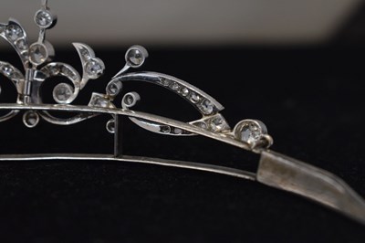 Lot 21 - Early 20th century Belle Époque diamond tiara