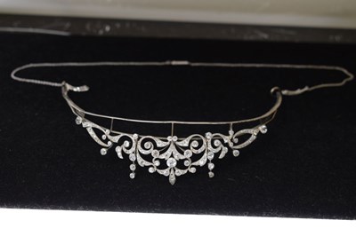 Lot 21 - Early 20th century Belle Époque diamond tiara