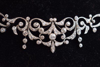 Lot 21 - Early 20th century Belle Époque diamond tiara