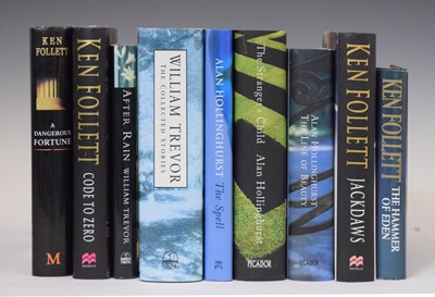 Lot 373 - First and early editions of best-selling works by Alan Hollinghurst, William Trevor, and Ken Follett