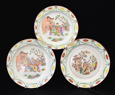 Lot 295 - Three early 19th century Davenport plates