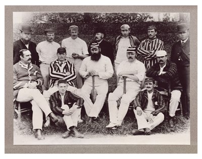Lot 387 - W. G. Grace 1889 cricket photograph