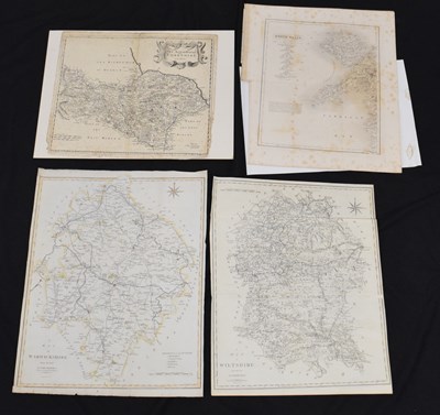 Lot 396 - Quantity of unframed maps