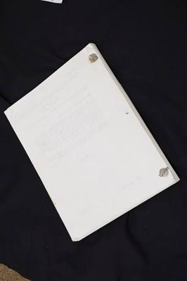 Lot 135 - Raiders of the Lost Ark (1981) draft screenplay film script - third revised edition
