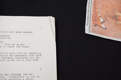 Lot 135 - Raiders of the Lost Ark (1981) draft screenplay film script - third revised edition
