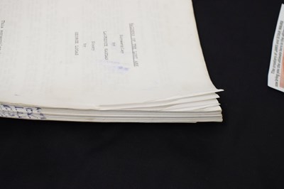 Lot 135 - Raiders of the Lost Ark (1981) draft screenplay film script - third revised edition