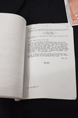 Lot 135 - Raiders of the Lost Ark (1981) draft screenplay film script - third revised edition