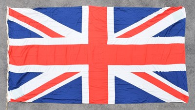 Lot 176 - Porter Bros Ltd naval issue stitched panel Union Jack dated 1986