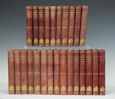 Lot 391 - 1886-1887, Sir Walter Scott, 'The Waverley Novels' - Centenary edition, complete set