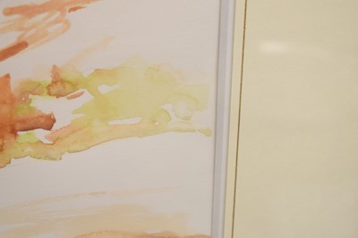 Lot 313 - His Majesty King Charles III (b.1948) – Unfinished watercolour study of Lochnagar