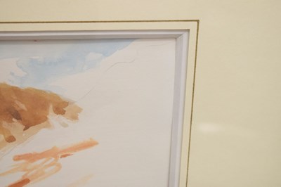 Lot 313 - His Majesty King Charles III (b.1948) – Unfinished watercolour study of Lochnagar
