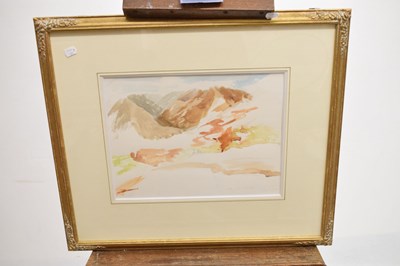 Lot 313 - His Majesty King Charles III (b.1948) – Unfinished watercolour study of Lochnagar