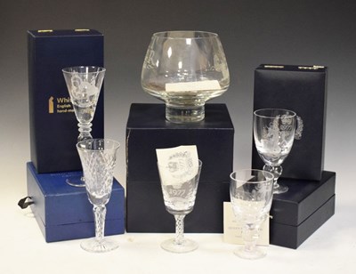 Lot 483 - Assorted Royal commemorative glass