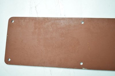 Lot 141 - 1960s cast aluminum British Rail 'Spartan' Warship Class nameplate
