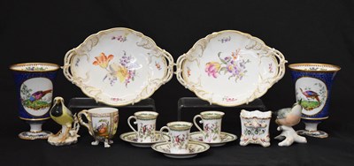 Lot 293 - Pair of vases, plates, etc