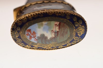 Lot 127 - Good early George III South Staffordshire enamel etui, circa 1770