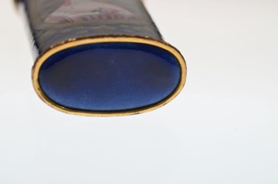 Lot 127 - Good early George III South Staffordshire enamel etui, circa 1770