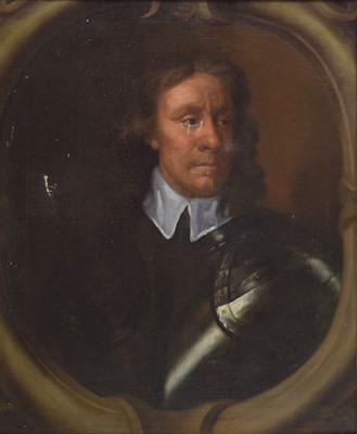 Lot 396 - After Samuel Cooper (1609–1672) - Oil on canvas - Portrait of Oliver Cromwell