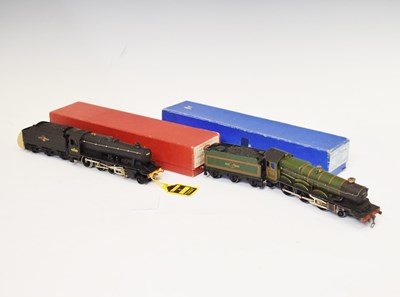 Lot 377 - Hornby Dublo - Two boxed 00 gauge railway trainset locomotives with tenders